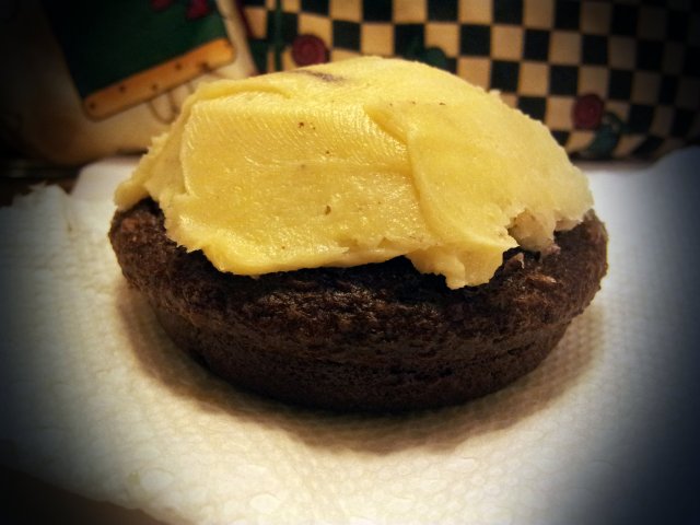 Vyvacious || Chocolate Shortie Cake Topped with Brown Sugar Buttercream Frosting