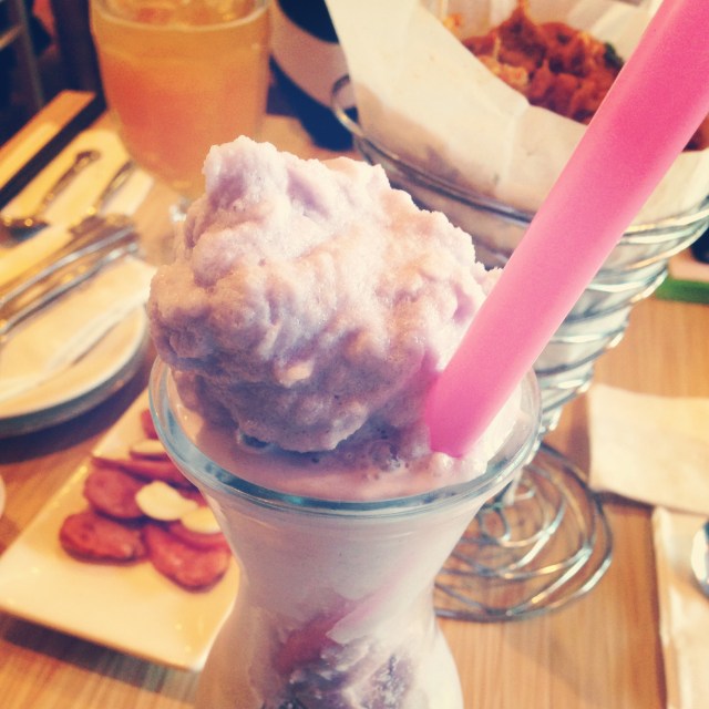 Vyvacious || Taro Slush from Milk & Honey Cafe