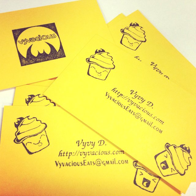 Vyvacious || Business cards