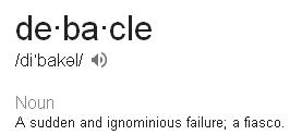 Vyvacious || Google's definition of debacle